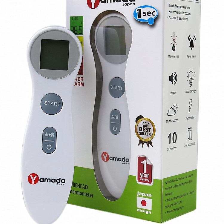 Nhiệt kế điện tử đo trán Yamada Nhật Bản