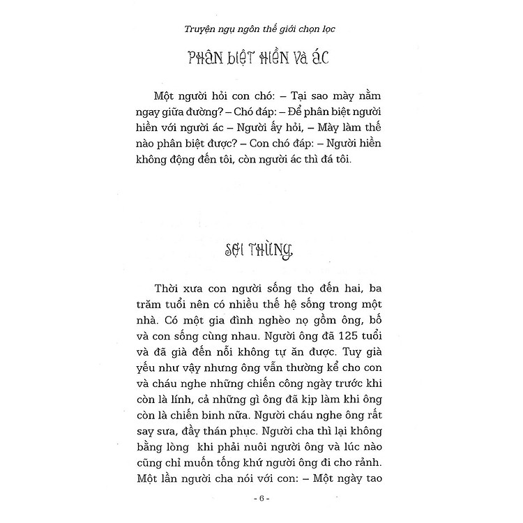 Truyện Ngụ Ngôn Thế Giới Chọn Lọc - Ảnh 6