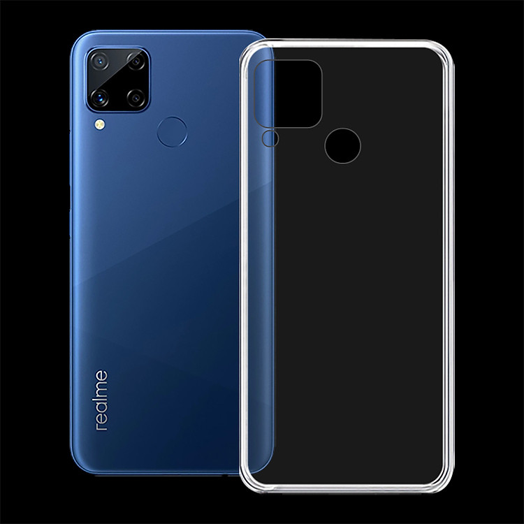 Ốp lưng cho điện thoại REALME C15 - 01324 - Ốp dẻo trong suốt, bảo vệ điện thoại - Hàng Chính Hãng