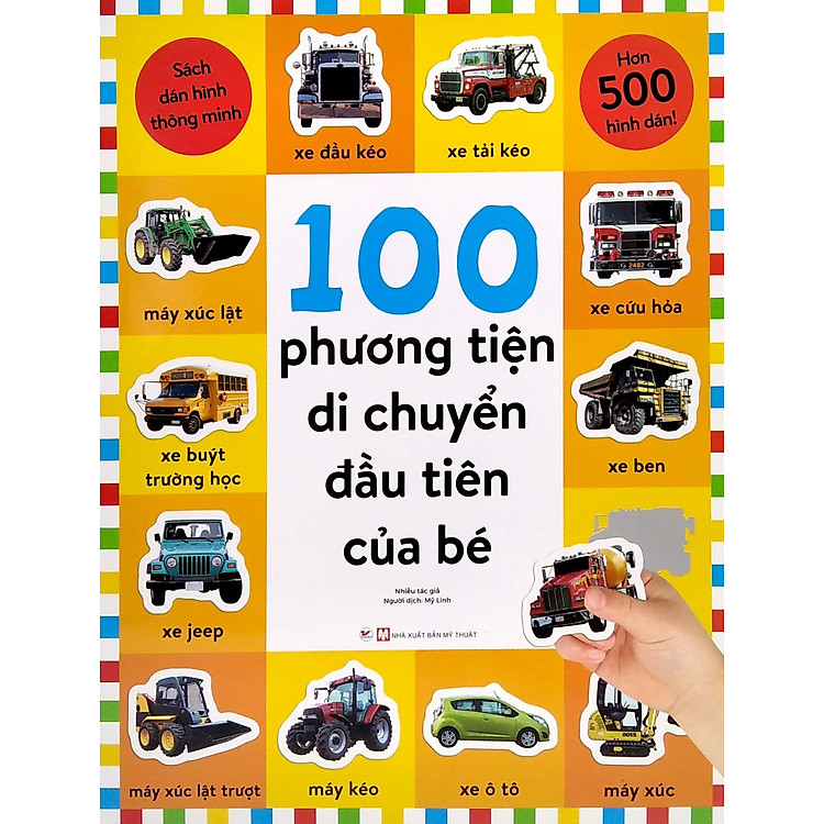 Dán Hình Thông Minh - 100 Phương Tiện Di Chuyển Đầu Tiên Của Bé - Ảnh 7