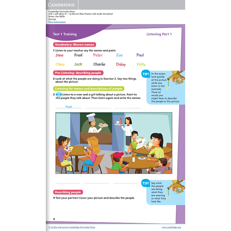 A1 Movers Mini Trainer With Audio Download - Ảnh 4