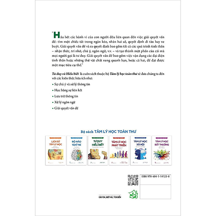 Tâm lý học toàn thư: Tư duy và hiểu biết - Ảnh 2