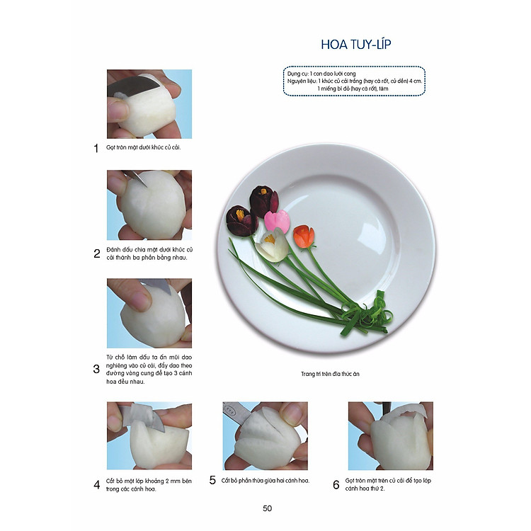 Nghệ Thuật Trang Trí Cắt Tỉa Rau Củ Và Trái Cây - Ảnh 2