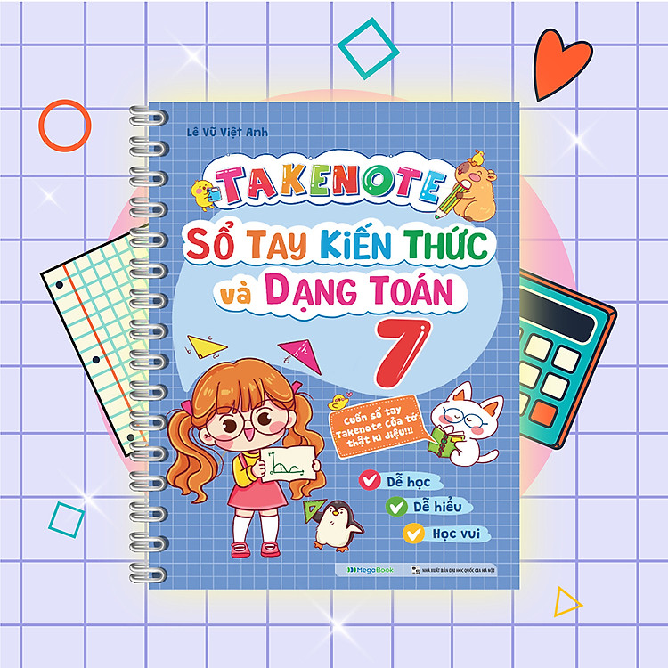 Takenote Sổ tay kiến thức và dạng toán 7 - Ảnh 2