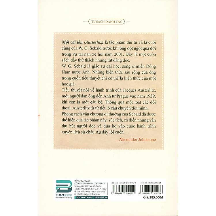 Một Cái Tên - Austerlitz - Ảnh 5