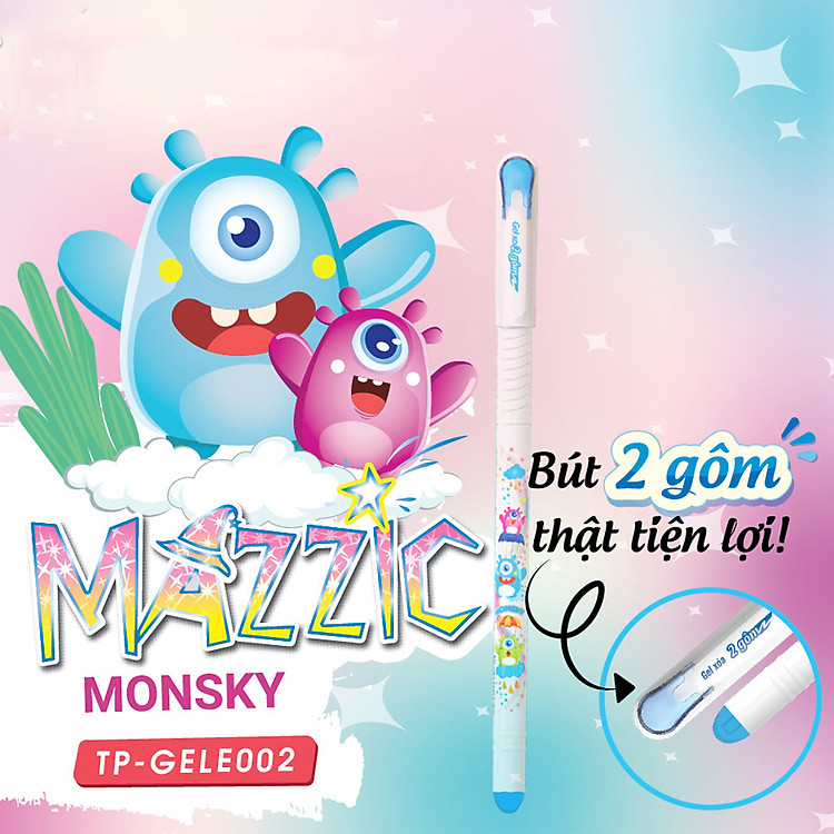 Bộ Bút Gel Xóa Được Thiên Long TP-GELE002 (5 cây) - Ảnh 2