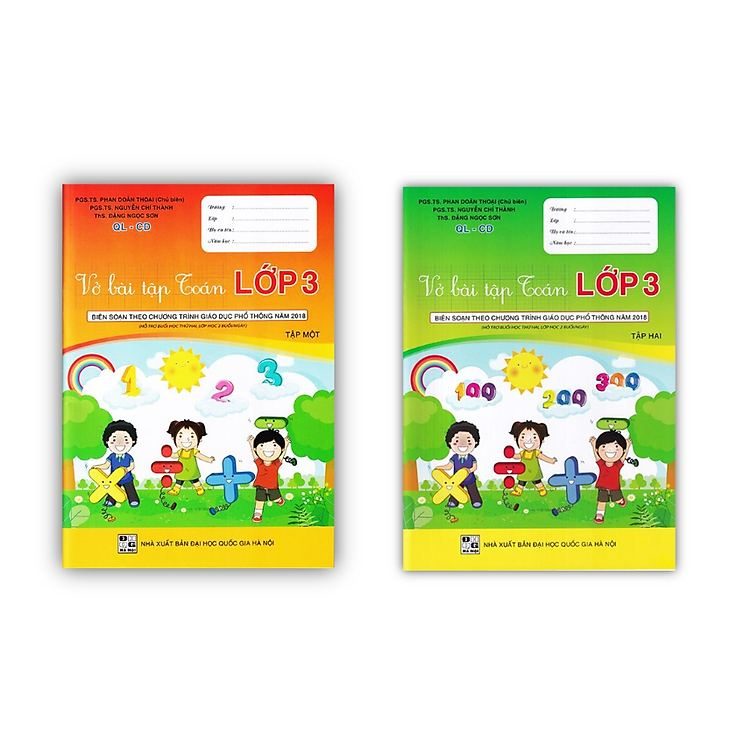 Sách - Combo Vở Bài Tập Toán Lớp 3 - Tập 1 + 2 ( Cánh Diều )