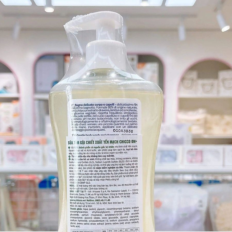 Mua Sữa Tắm Gội Yến Mạch Chicco 200ml Chính hãng Giá rẻ - Hình ảnh 5