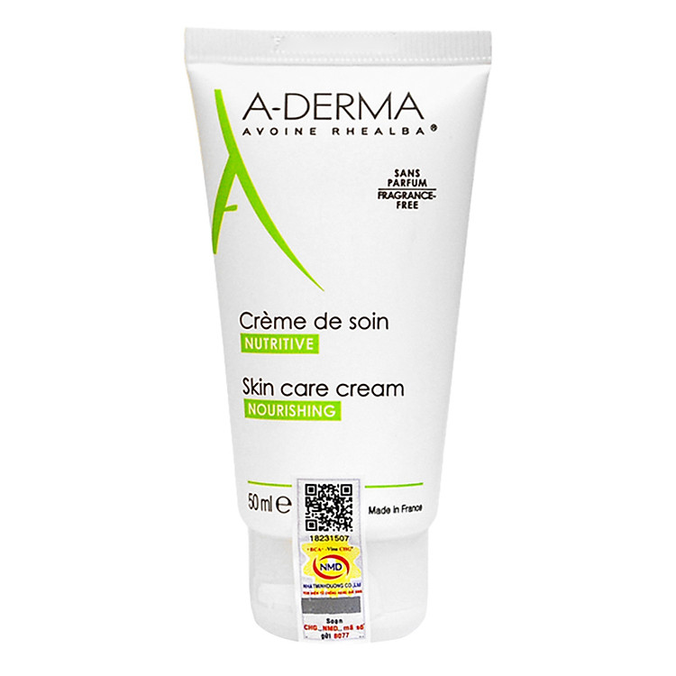 Kem Dưỡng Ẩm A-Derma Cho Da Kích Ứng Skincare Cream (50ml)