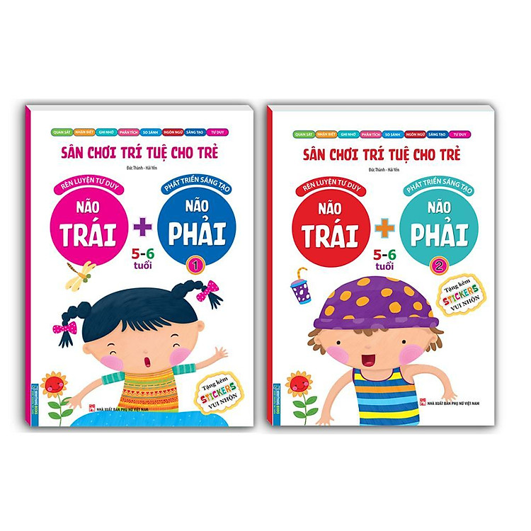 Sân Chơi Trí Tuệ Cho Trẻ 5 – 6 Tuổi – Não Trái + Não Phải