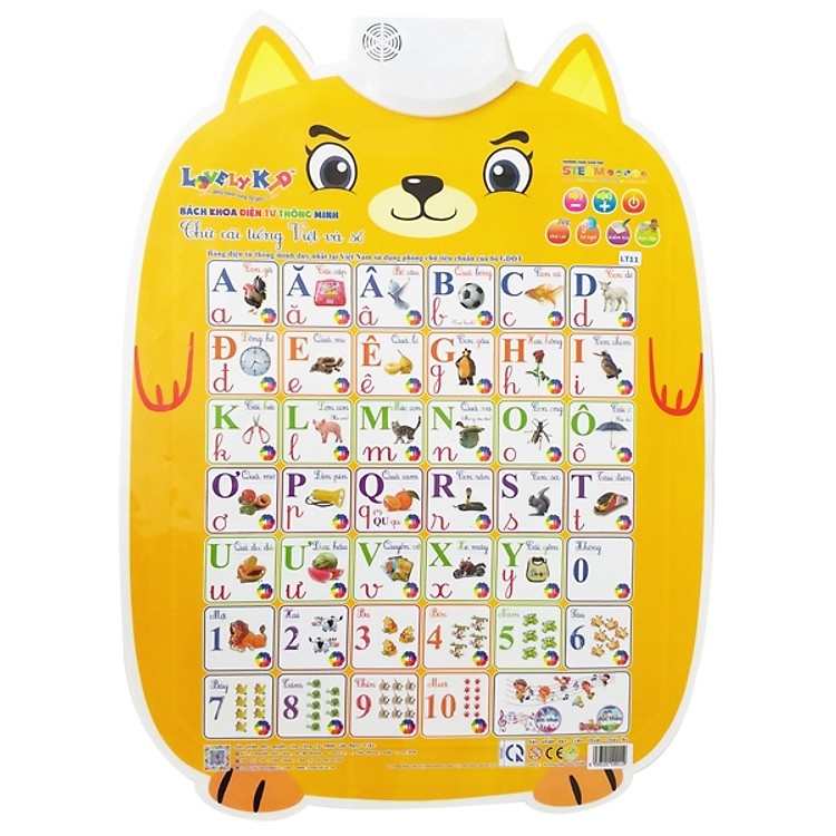 Bách Khoa Điện Tử Thông Minh - Chữ Cái Tiếng Việt Và Số - LT11