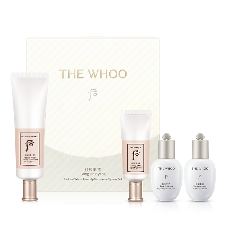 Bộ Kem chống nắng nâng tông da Whoo Seol Radiant Tone Up Sunscreen 50ml + 25ml