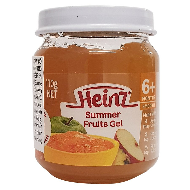 Dinh Dưỡng Đóng Lọ Trái cây mùa hè Heinz (110g)