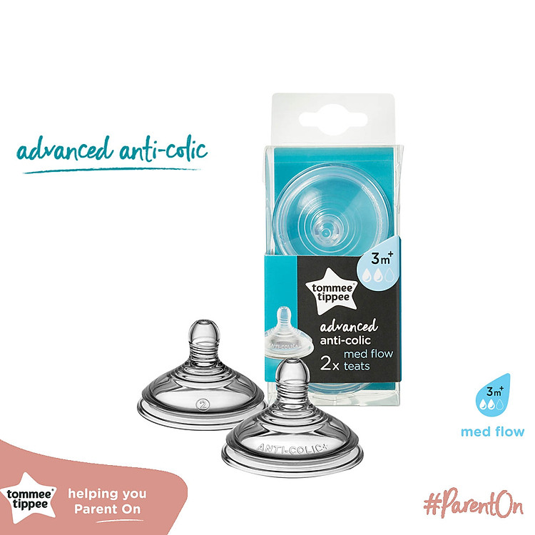 Núm ty silicon Tommee Tippee 3-6 tháng Uy tín Giá tốt - Hình ảnh 2
