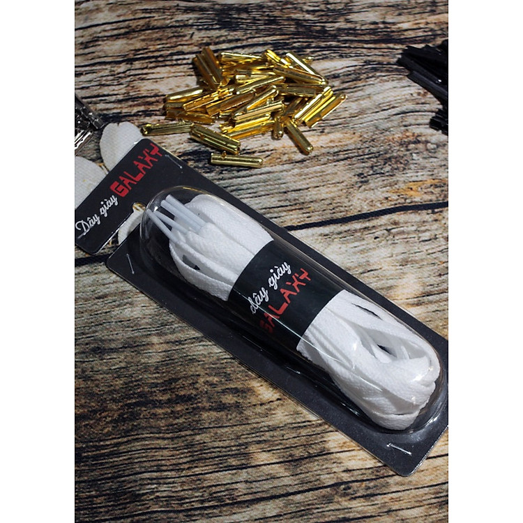 Dây giày trắng dẹt