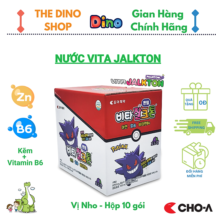 Nước Uống Vita Jalkton Vị Nho 100ml Ưu đãi - Hình ảnh 5
