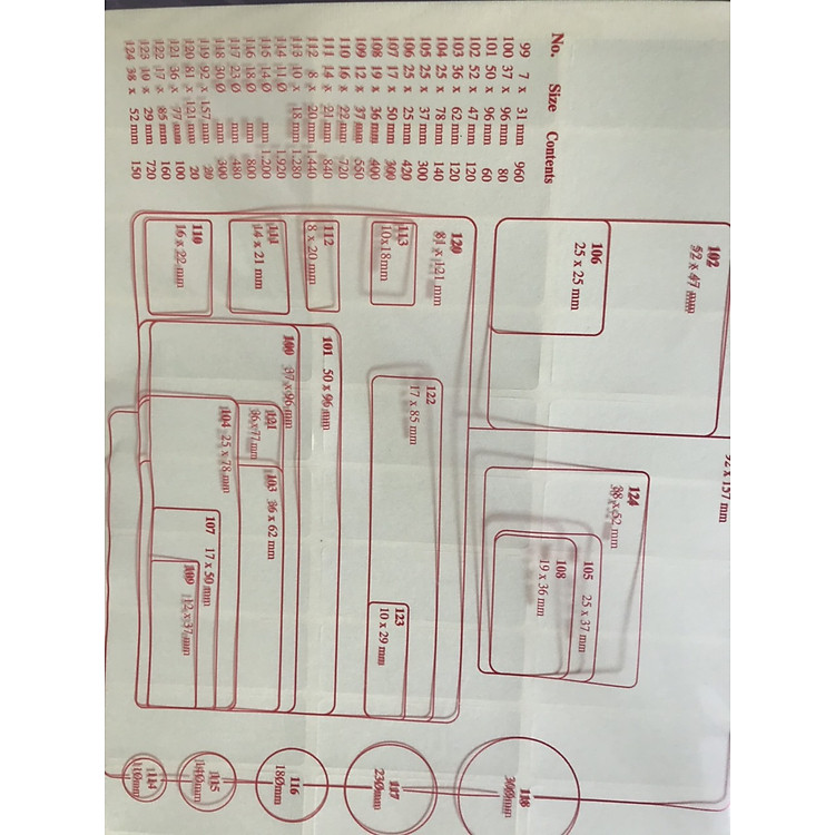Bộ Xấp Nhãn Dán Decal No.110 (5 chiếc) - Ảnh 2