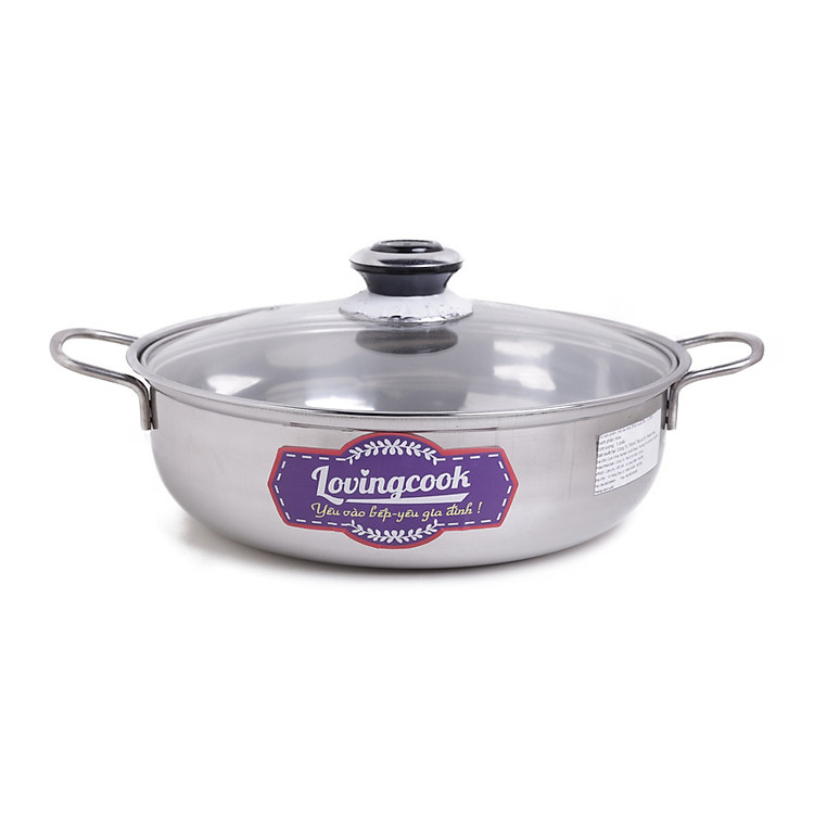 Nồi lẩu Inox 1D Loving Cook quai đũa