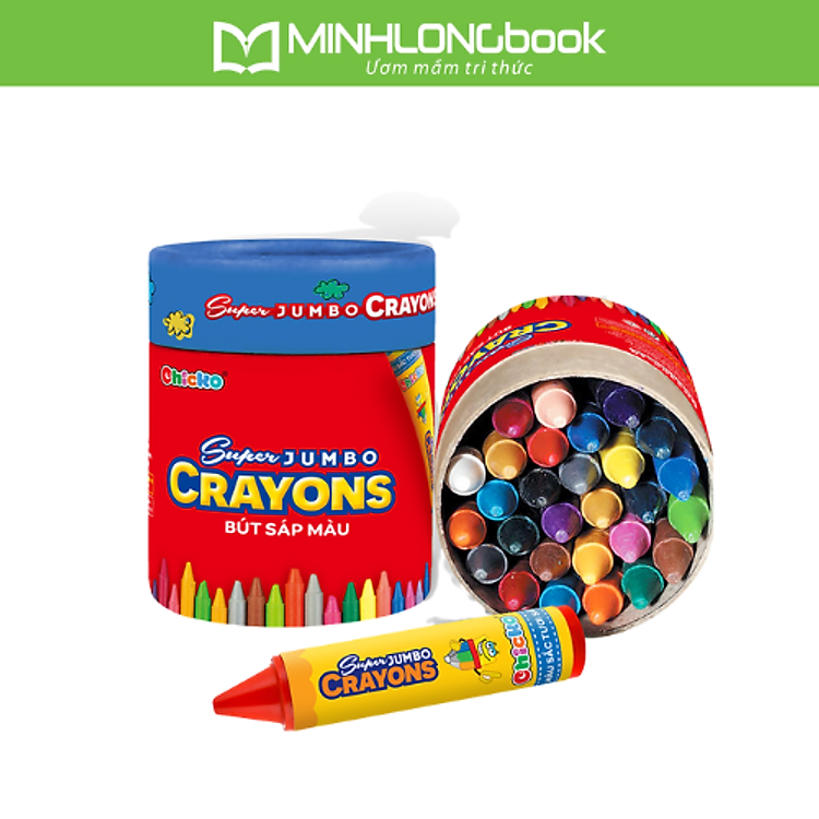 Bút Sáp Màu Super Jumbo Crayons (18 màu) DK 3305