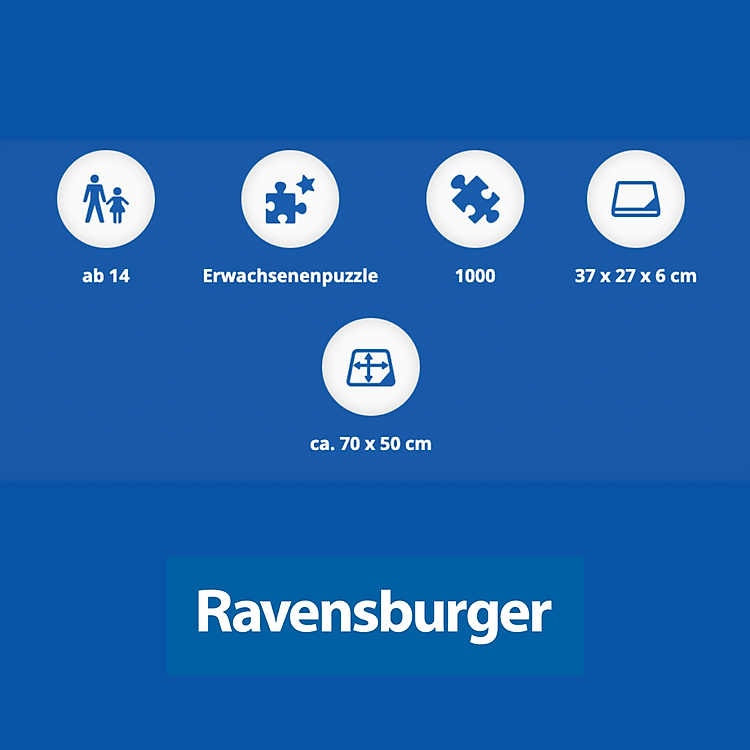 Puzzle 1500 mảnh RAVENSBURGER 99 xe đạp Chính hãng Giá rẻ - Hình ảnh 3