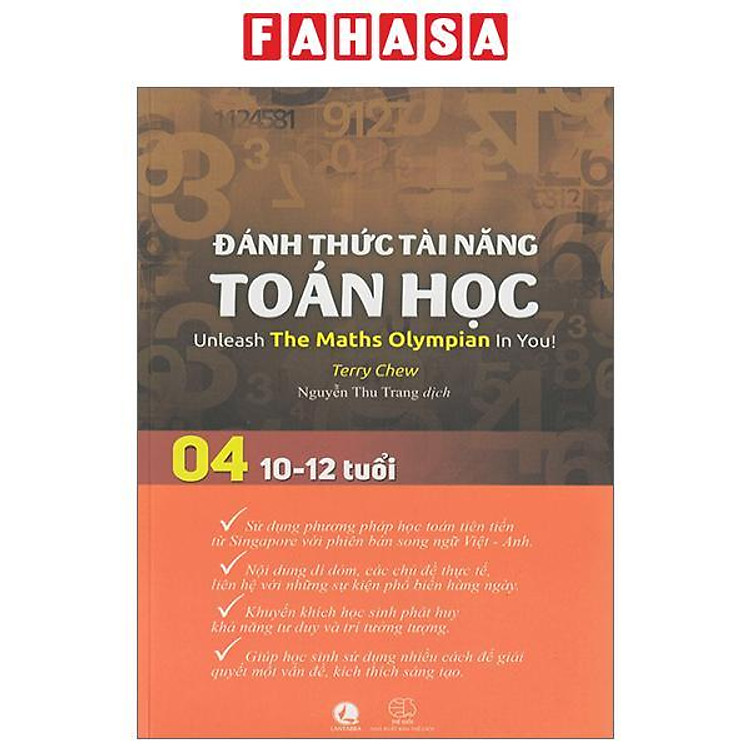 Đánh Thức Tài Năng Toán Học - Unleash The Maths Olympian In You! - Tập 4 (10-12 Tuổi) (Tái Bản 2023)