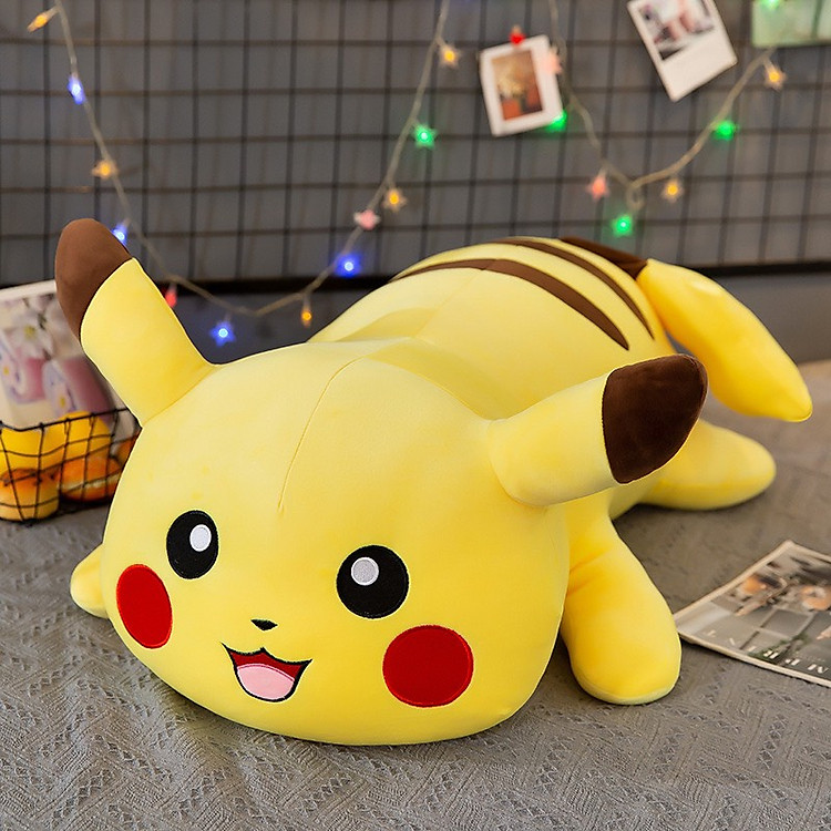 Gấu bông Pikachu nằm mềm êm Chính hãng Tiết kiệm - Hình ảnh 5