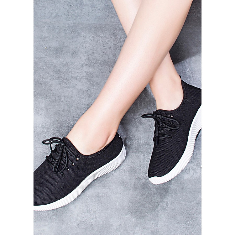 Giày độn thể thao nữ buộc dây V127