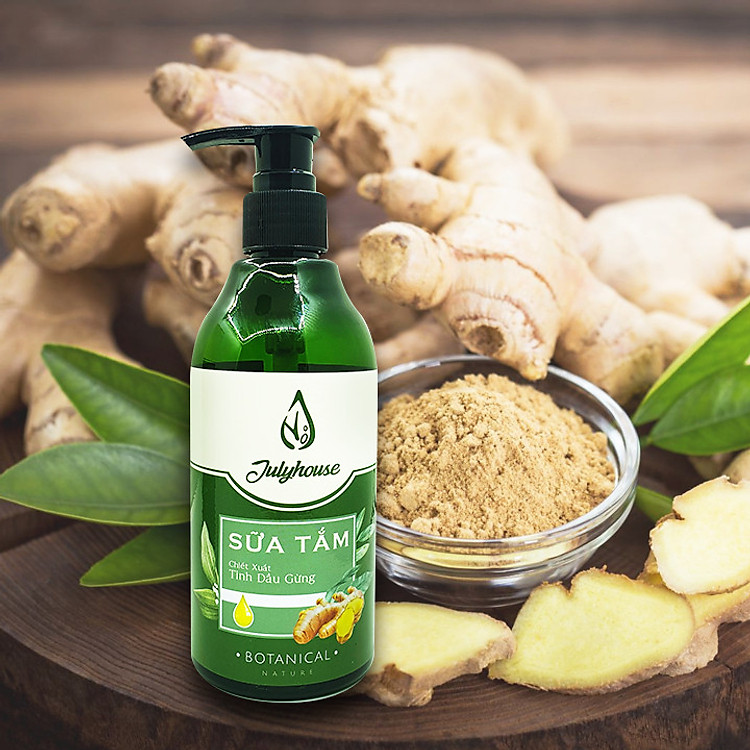 Sữa tắm collagen tinh dầu gừng 300ml JULYHOUSE