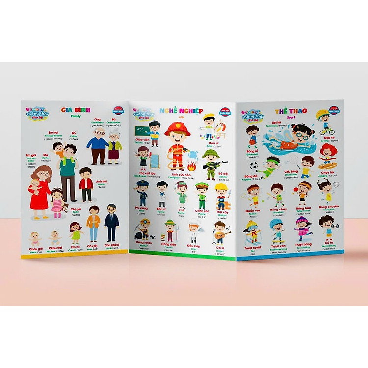 Sách - Tranh Gấp Thông Thái Cho Bé (song ngữ Anh – Việt) - Ảnh 3