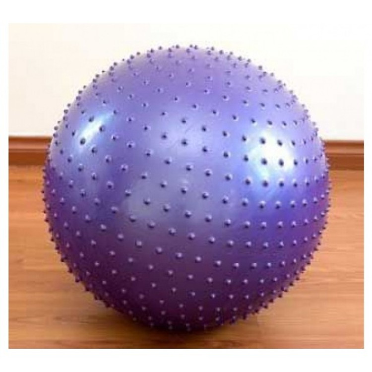 Bóng tập Yoga, Gym có gai 75cm màu tím
