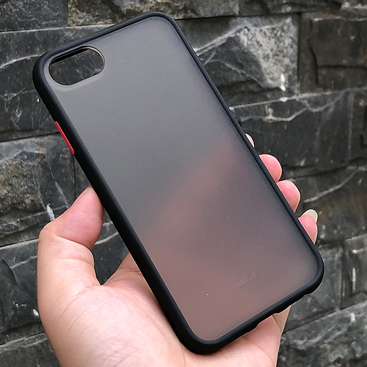 Ốp lưng nhám viền màu chống sốc cho các dòng máy iPhone
