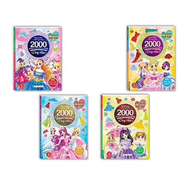 Công Chúa Phép Thuật – 2000 Hình Dán Trang Phục Công Chúa