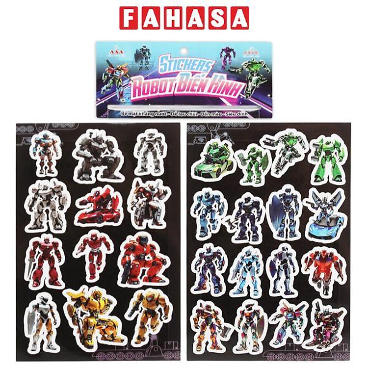 Stickers Robot Biến Hình