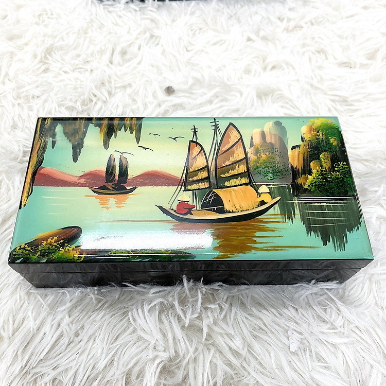 Hộp Trang Sức Sơn Mài Cao Cấp (size 9 x 18 cm)