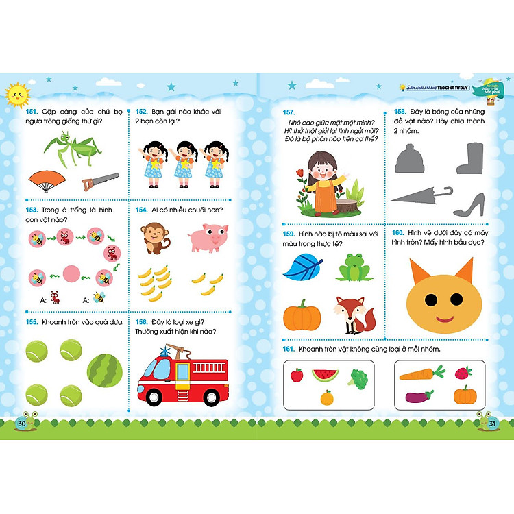 Sân Chơi Trí Tuệ - Trò Chơi Tư Duy Rèn Luyện Não Trái Não Phải Dành Cho Trẻ Từ 3-6 Tuổi - Ảnh 4