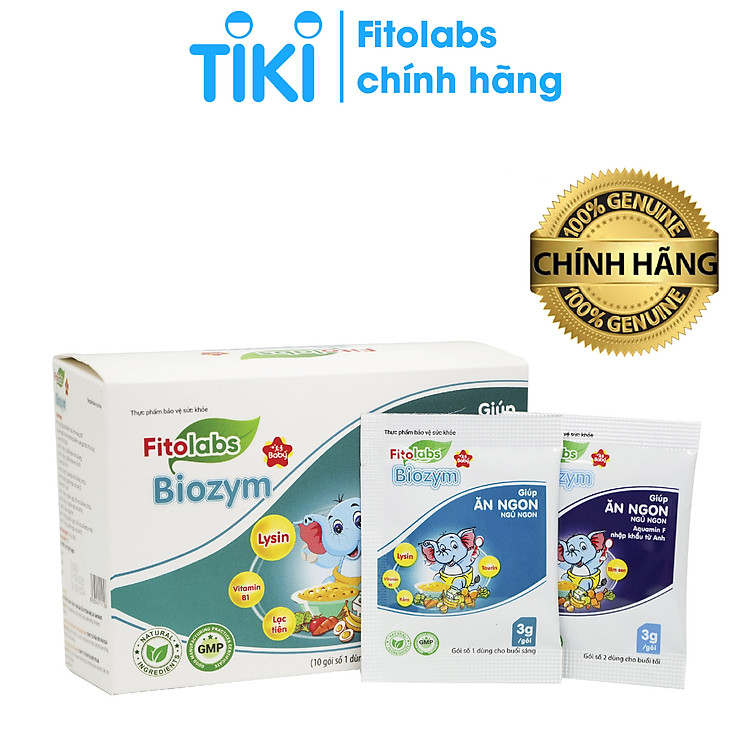 Fitolabs Biozym giúp trẻ ăn ngon - ngủ ngon, nâng cao sức khỏe