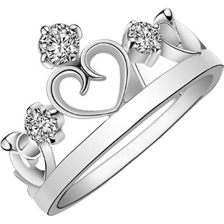 Nhẫn nữ mạ bạc cao cấp My Princess MK238 Free size