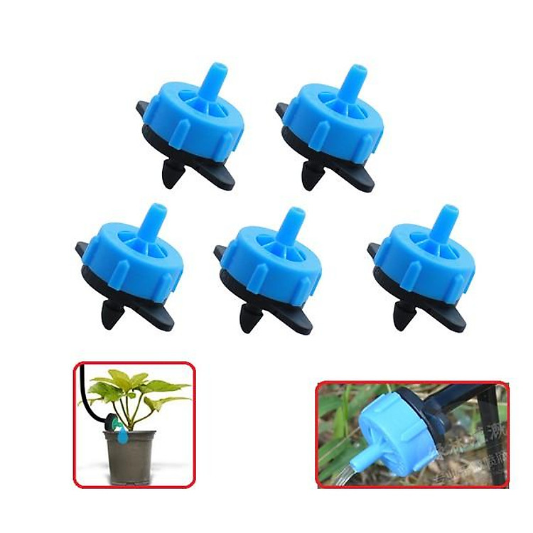 10 béc nhỏ giọt bù áp 2, 4, 8, 16L/H