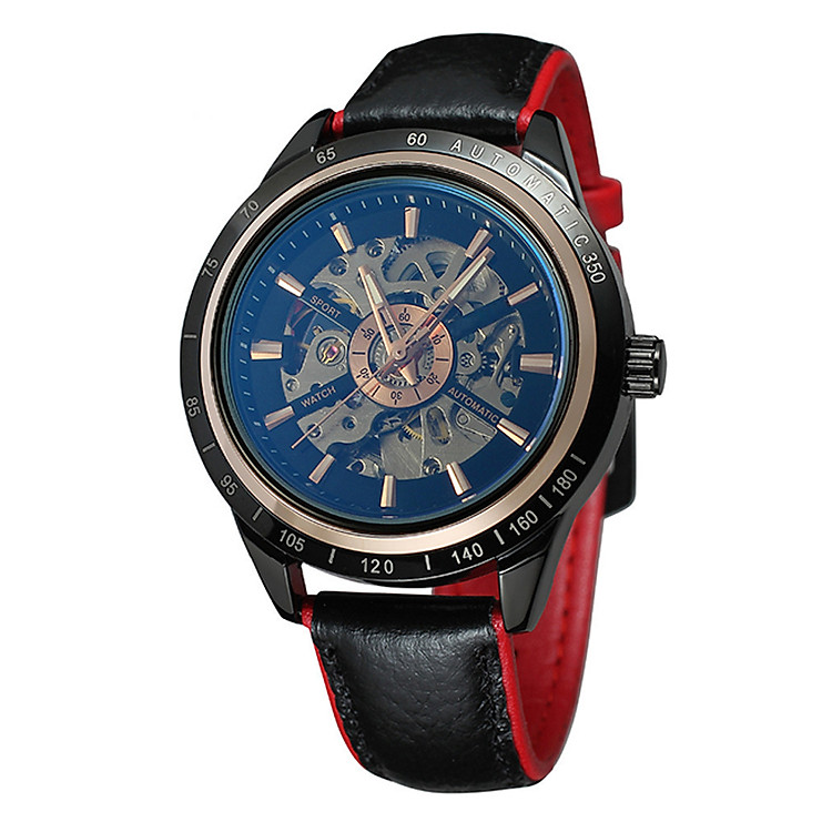 Đồng Hồ Cơ Lộ Máy Dây Da Thời Trang Nam