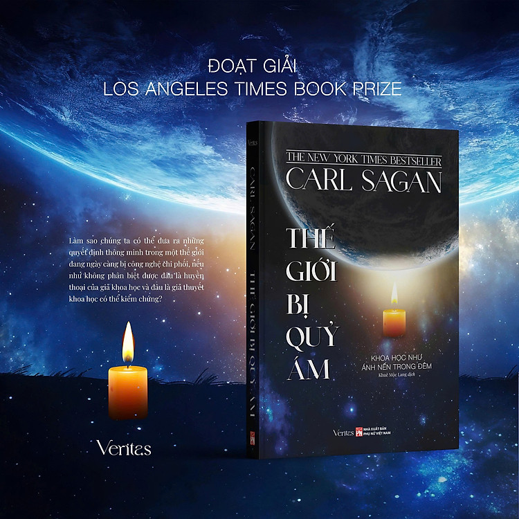 THẾ GIỚI BỊ QUỶ ÁM - Khoa học như ánh nến trong đêm - The New York Times Bestseller - Carl Sagan - Khuê Mộc Lang dịch - Lightbooks