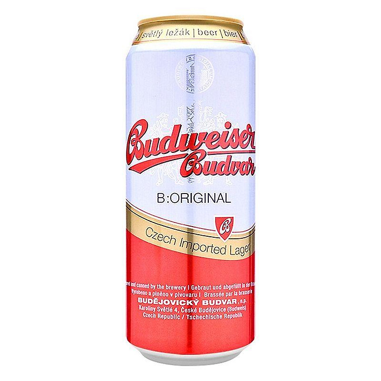 Bia Budweiser Budvar lon 500ML - 8594403705010
