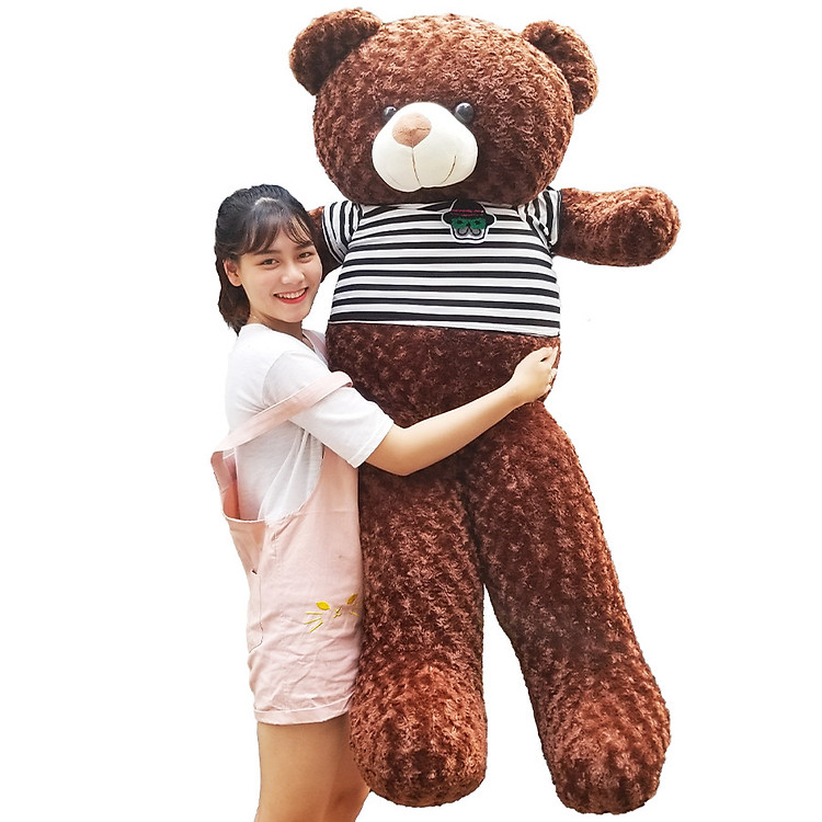Gấu bông Teddy 1m8 khổ vải cao 1m6 dễ thương