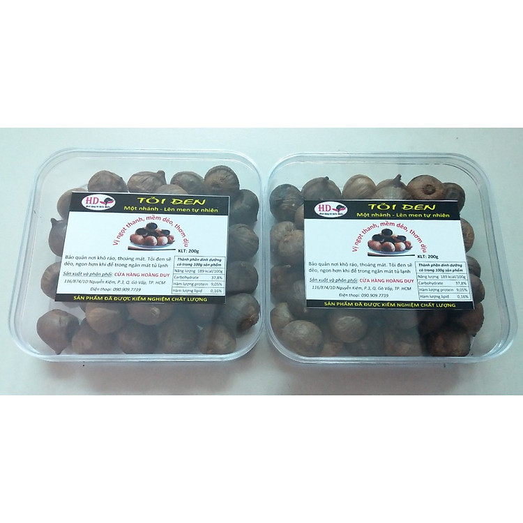 Combo 2 hộp tỏi đen một nhánh 200g