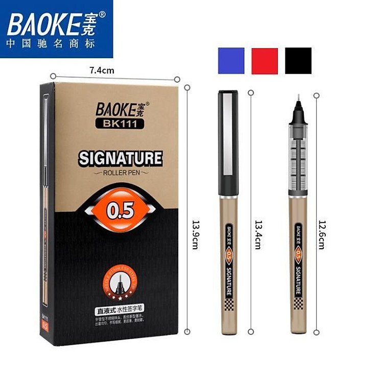 Hộp Bút Ký Baoke BK111 (12 cây) - Ảnh 6