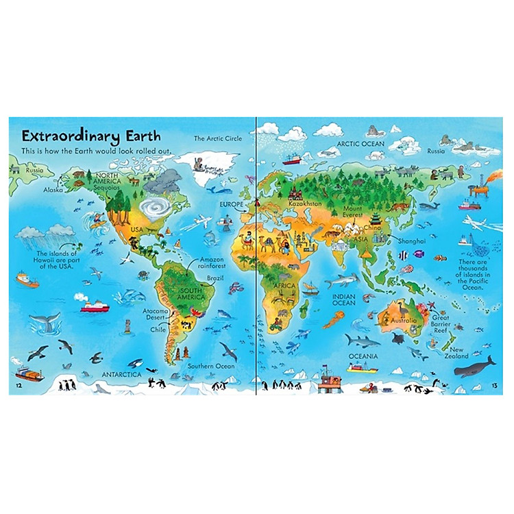 Tương Tác Tiếng Anh - Usborne Look Inside Our World - Ảnh 4