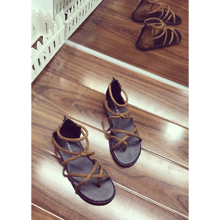 Sandal nhiều dây xỏ ngón - D80