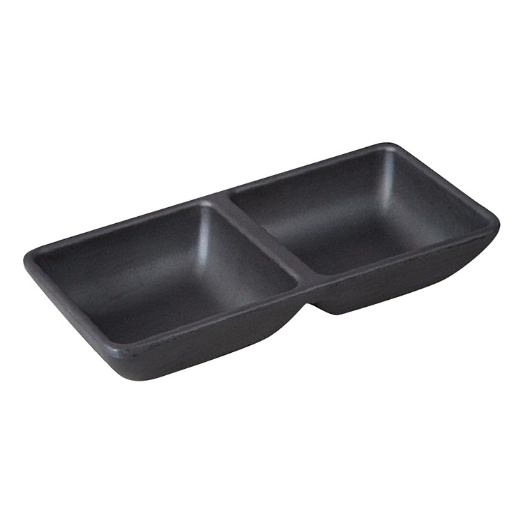 Dĩa Melamin KORMEL E10042.B (14.3 x 7.8 cm) - Đen