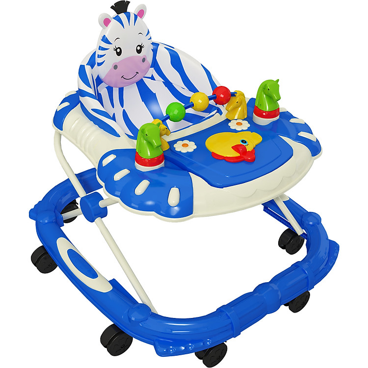 Xe Tập Đi Nhựa Chợ Lớn L4 Ngựa Vằn Con (Không Nhạc) - Dành Cho Bé Từ 6 - 12 Tháng - M1773A-XTĐ - Giao màu ngẫu nhiên