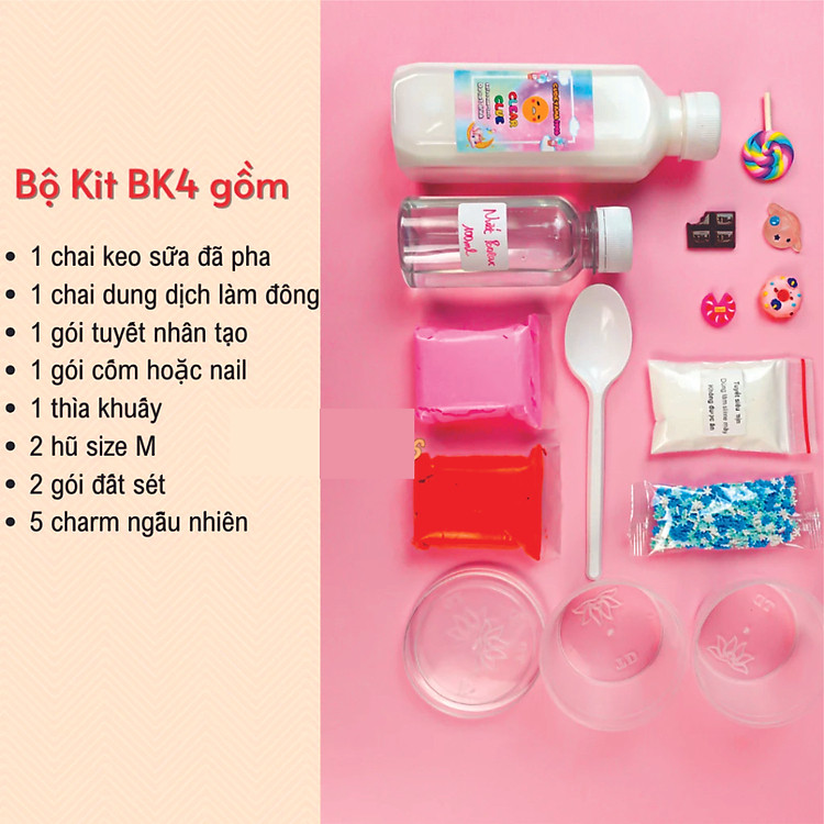 Bộ Kit Làm Slime Giá Rẻ - Ảnh 4
