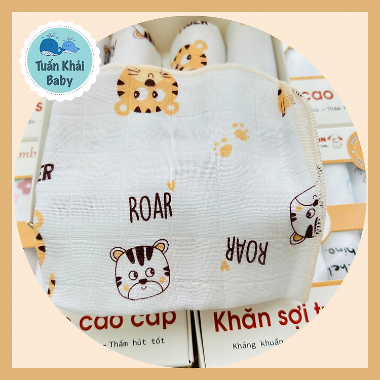 Khăn Sữa Sợi Tre Cao Cấp CUNCON Chính hãng Tiết kiệm - Hình ảnh 4